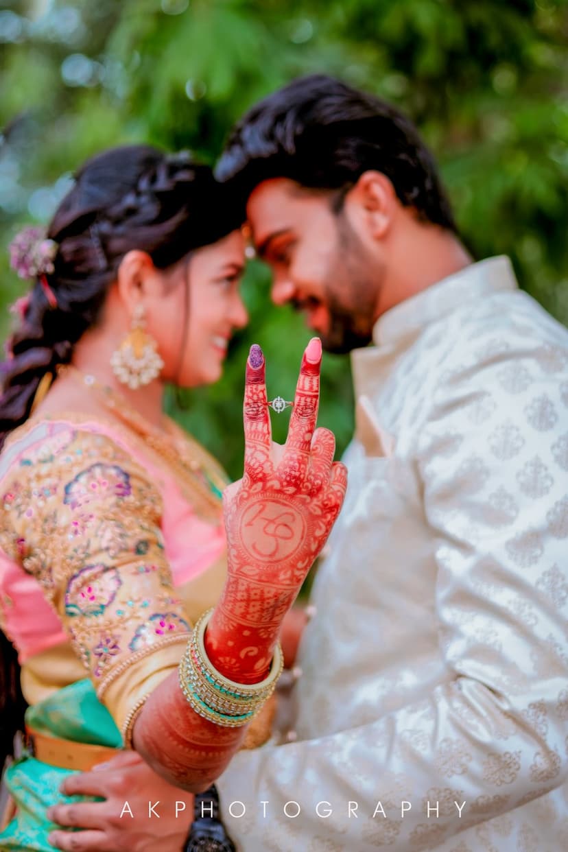 Harsha & Sowmya Engagement Photoshoot Coimbatore