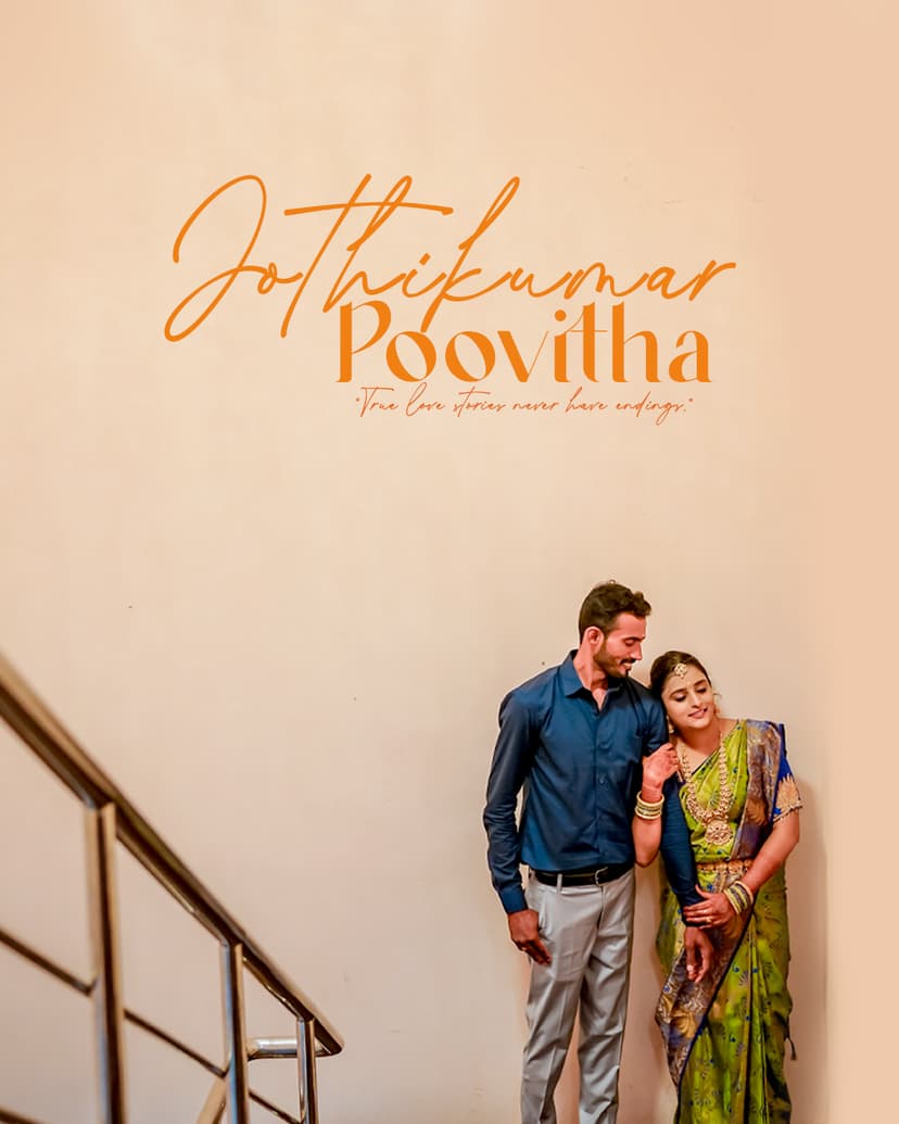 Engagement Photography: Poovitha & Jothikumar's Beautiful Love Story in Vadavalli