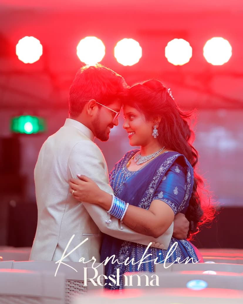 Wedding Reception Photoshoot in Chennai | Karmukilan & Reshma