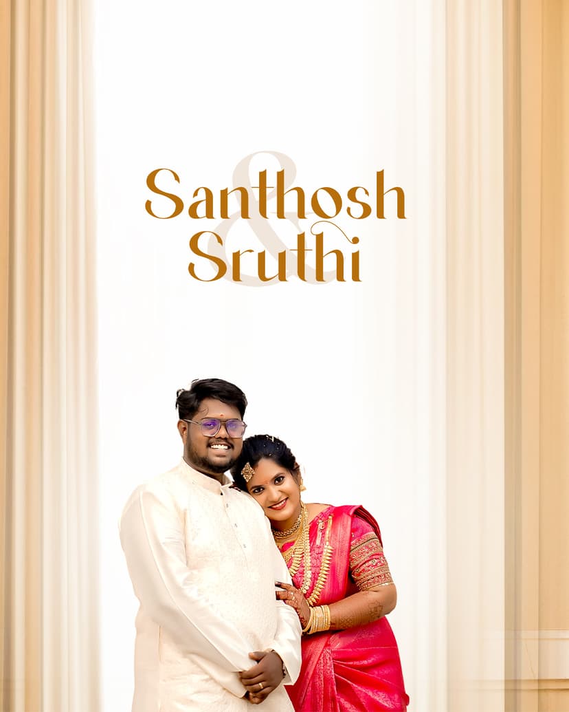 Wedding Photoshoot Perundurai – Santhosh & Sruthi’s Beautiful Wedding Moments by AK Photography