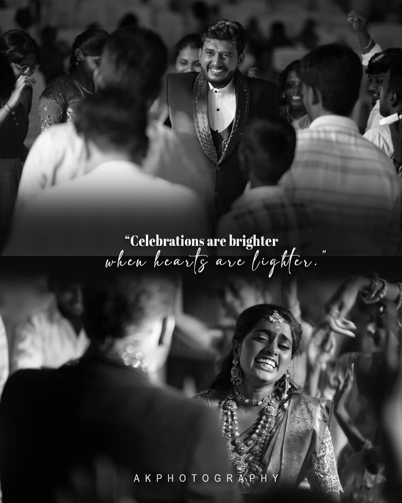 Wedding Reception Photoshoot Dharapuram: Naveenkumar & Janani's Grand Celebration at Siva Selvi Mahal