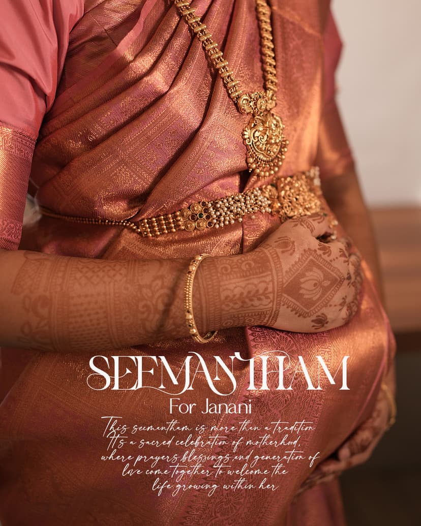 Baby Shower Photoshoot for Muralidharan Janani by AK Photography | Coimbatore