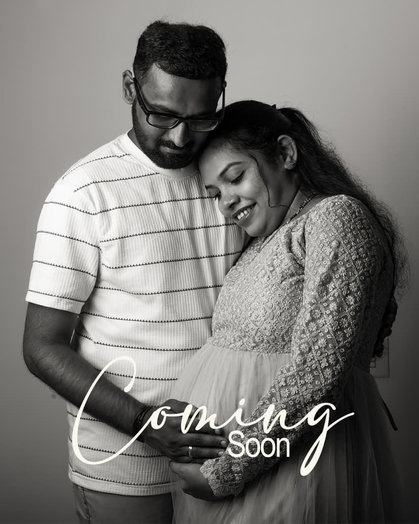 Maternity Photoshoot of Viswesh & Jeshma at Vedapatty | AK Baby Clicks