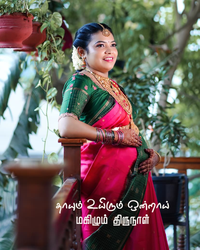 Baby Shower Photoshoot of Viswesh & Jeshma at Utsava Banquet Hall, Coimbatore