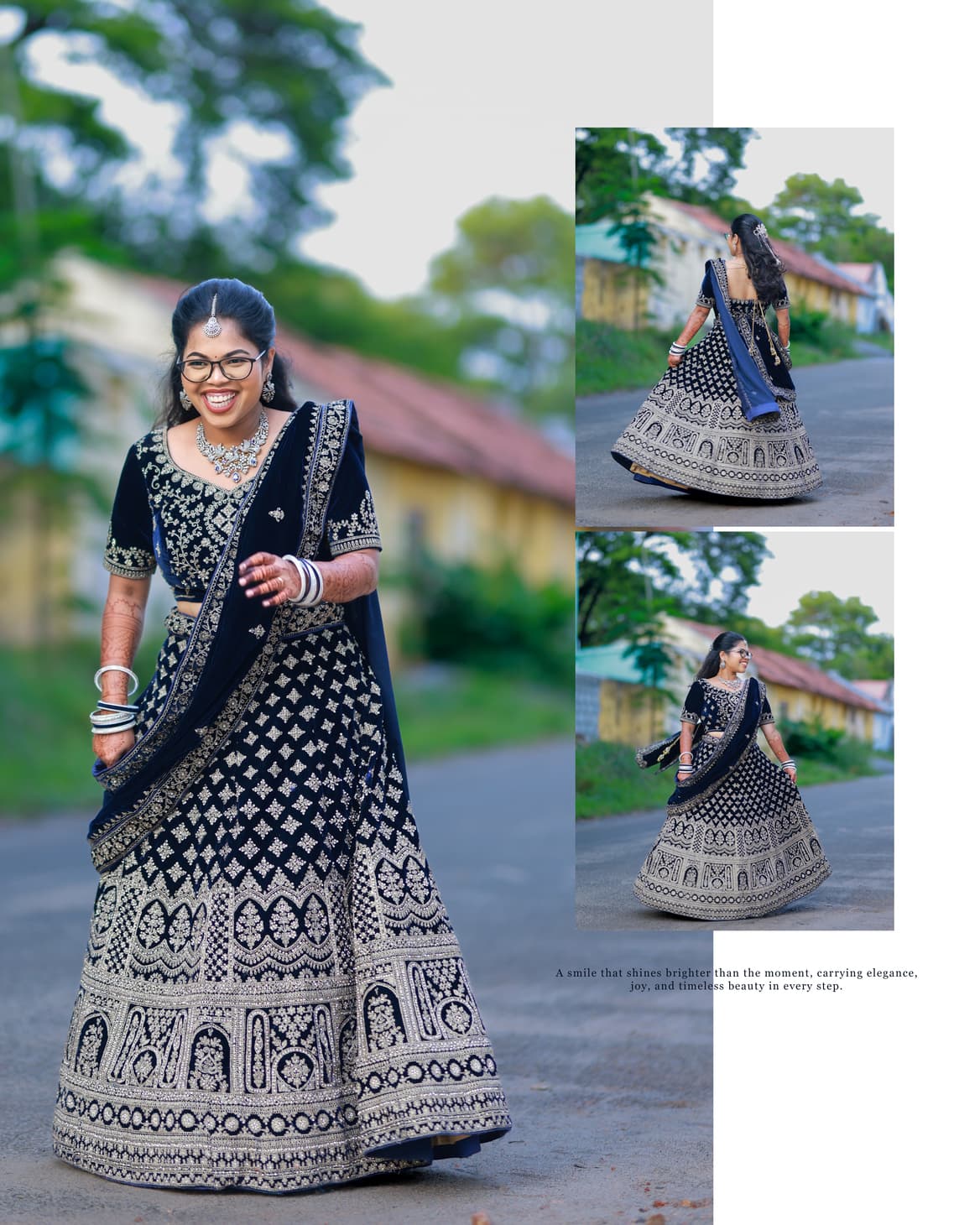 Wedding reception photoshoot of Sathya & Manjunath | AK Photography