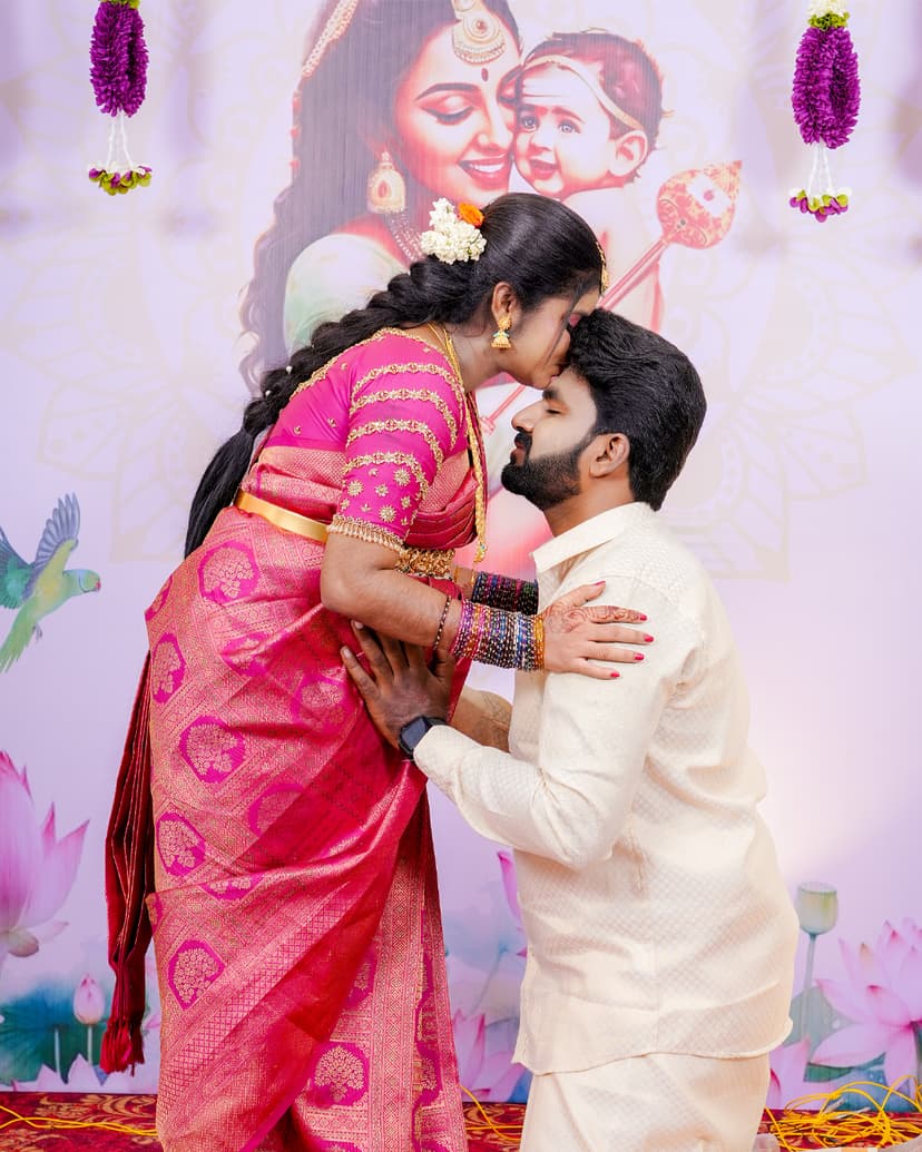 Baby Shower Photoshoot at Karur | Priya & Tamil’s Special Day by AK Photography
