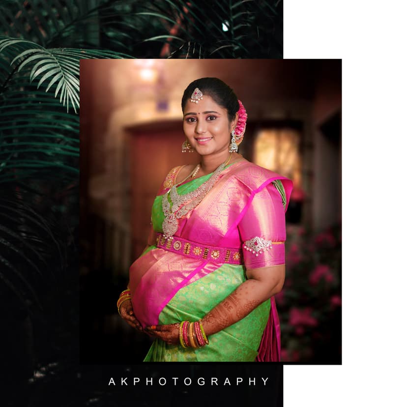 Baby Shower Photoshoot Celebrating Bhavani's Joyous Expectancy - Precious Memories Captured