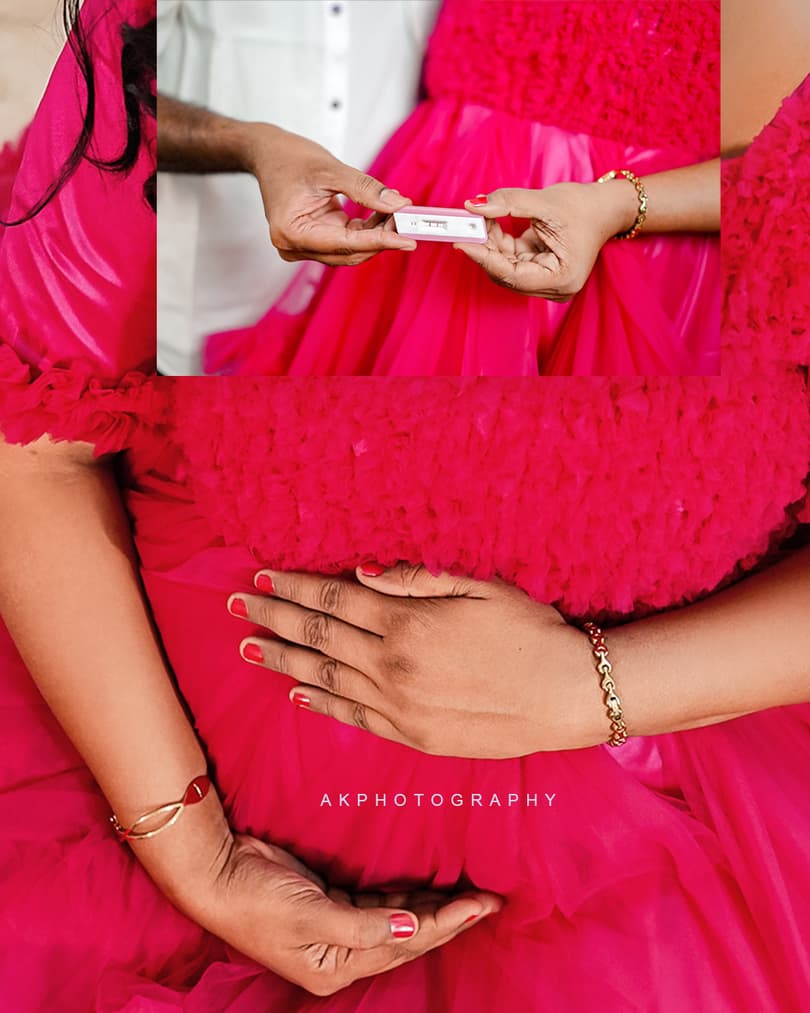 Pregnant Photoshoot Traditional Cost in Coimbatore | AK Photography