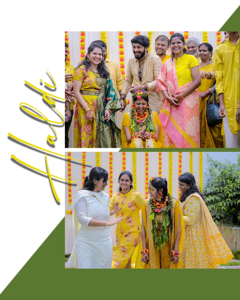 Haldi Function Photography: Varsini & Vinod's Golden Moments by AK Photography