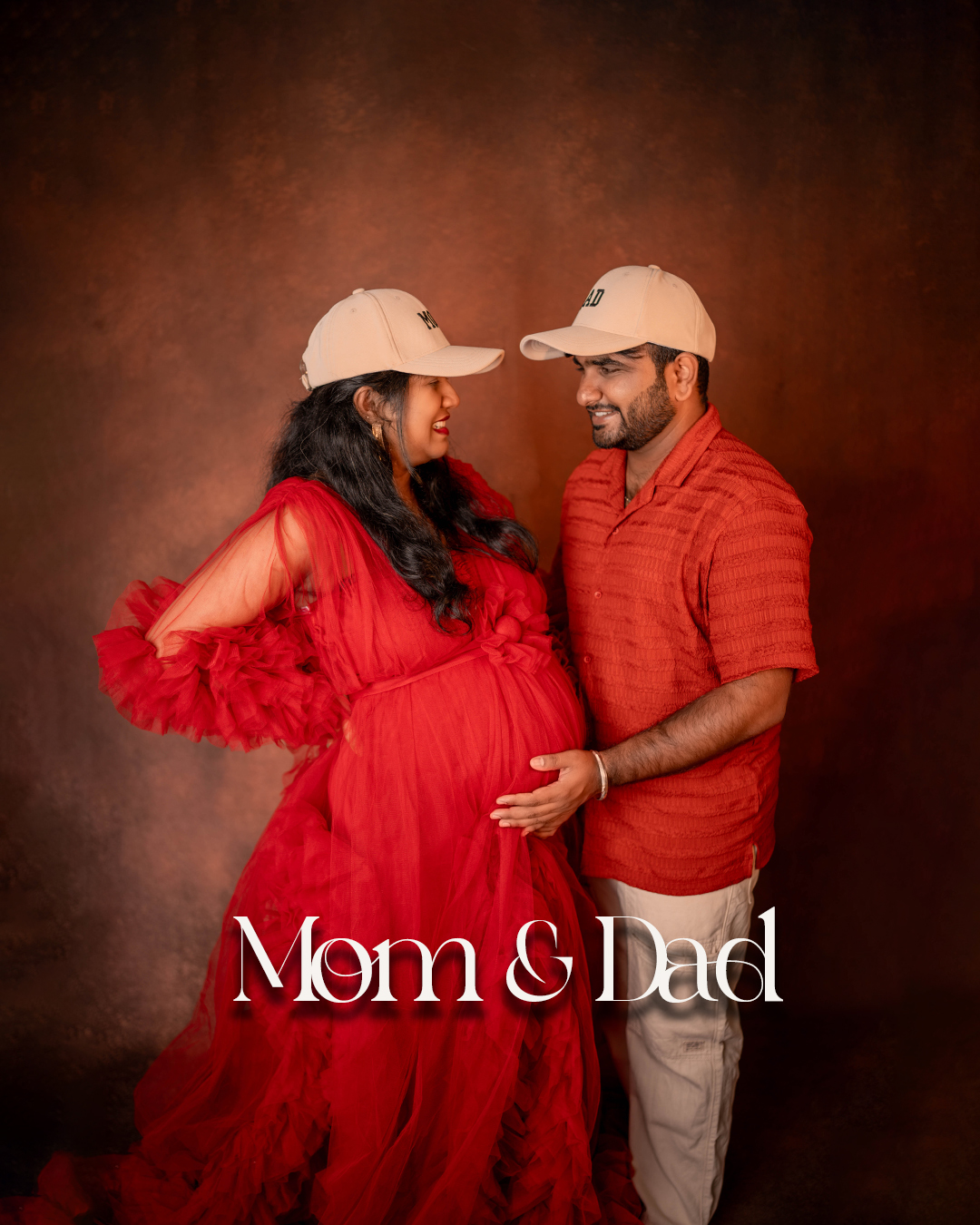 Aadhithya and Gayathiri candid outdoor maternity portrait in Sulur by AK Photography
