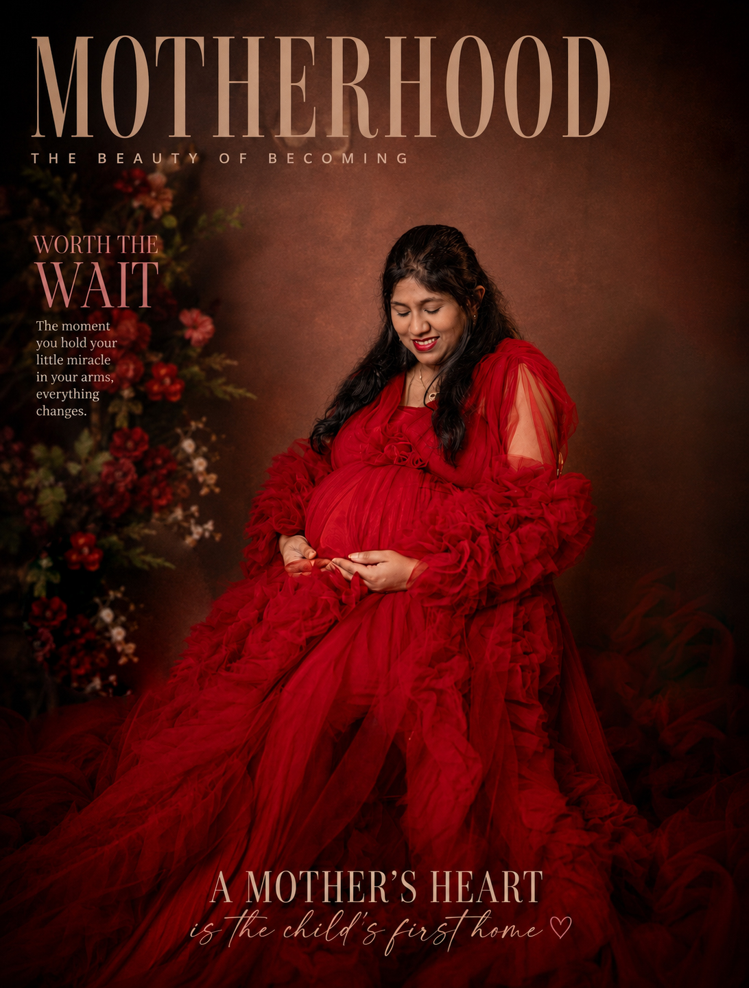 Maternity Photoshoot in Sulur Coimbatore featuring Aadhithya and Gayathiri by AK Photography
