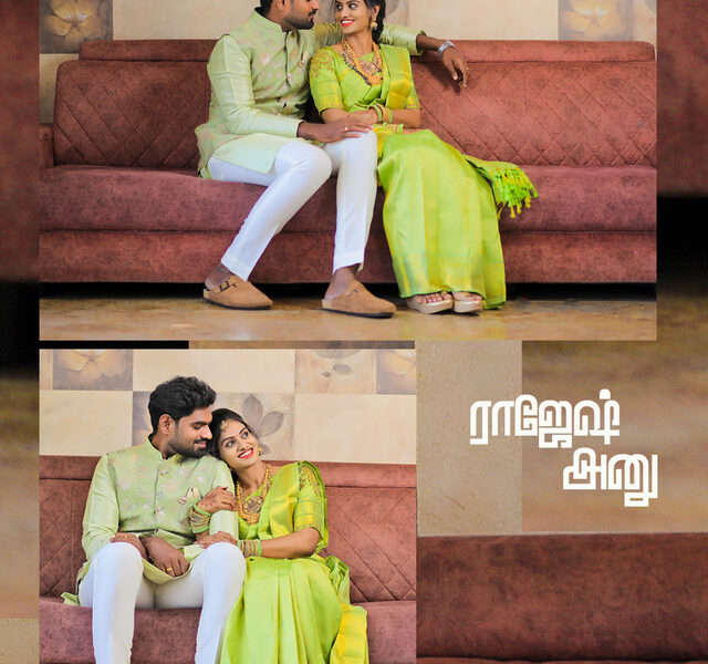 Engagement Photography – Anu & Rajeshkumar’s Beautiful Moments in Podanur, Near Coimbatore