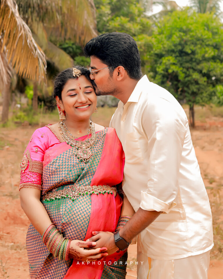 Baby Shower Photoshoot Capturing Sivaranjani Tamilarasan's Radiant Moments with AK Photography