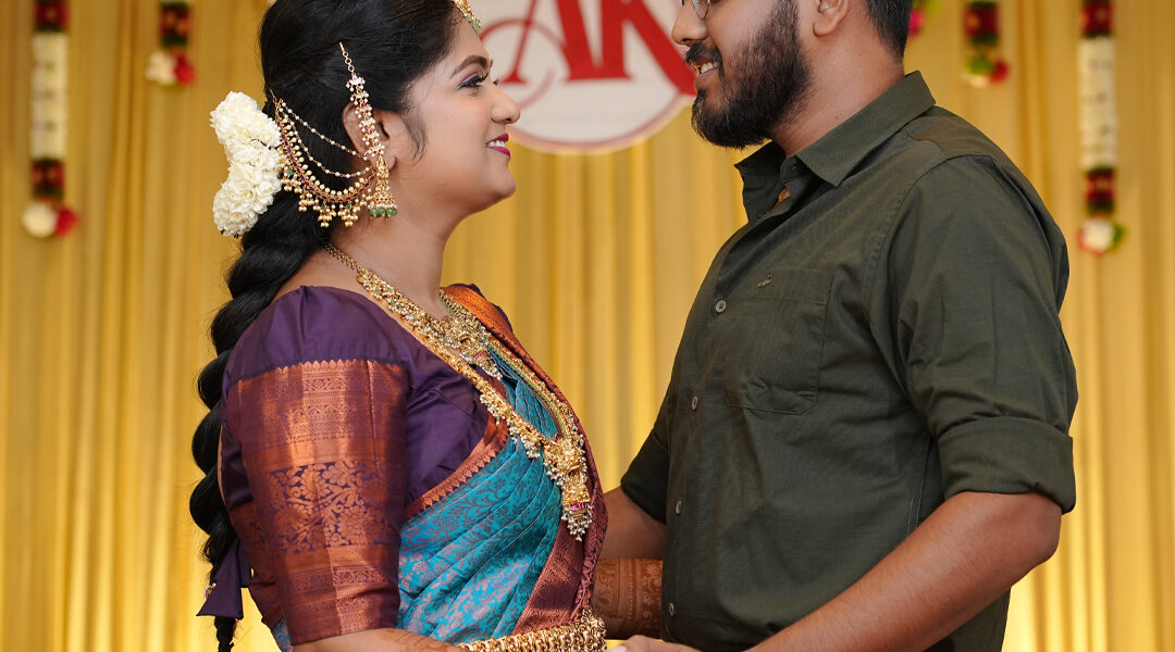 Engagement Photoshoot Ajithkumar 💞 Kowselya’s Magical Moments Captured by AK Photography