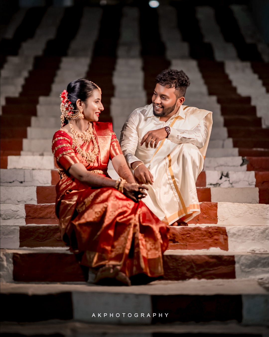 Wedding Photography Karur: Praveen and Nandhitha's Dreamy Photoshoot by AK Photography Coimbatore