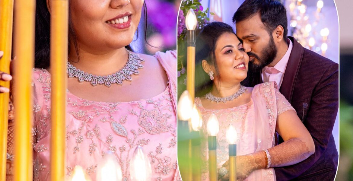 Wedding Reception Photoshoot of Aishvarya & Aadhithya in Coimbatore - AK Photography's Stunning Tamil Nadu Wedding Memories