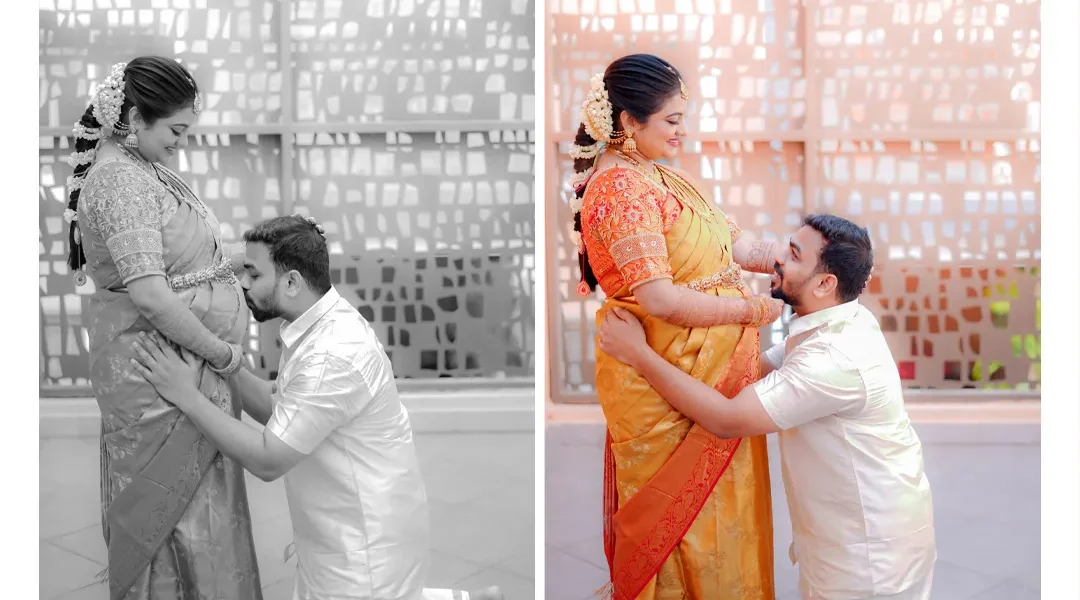 Baby Shower Photoshoot Manohar & Ruthu at NSR Road Annapoorna Coimbatore