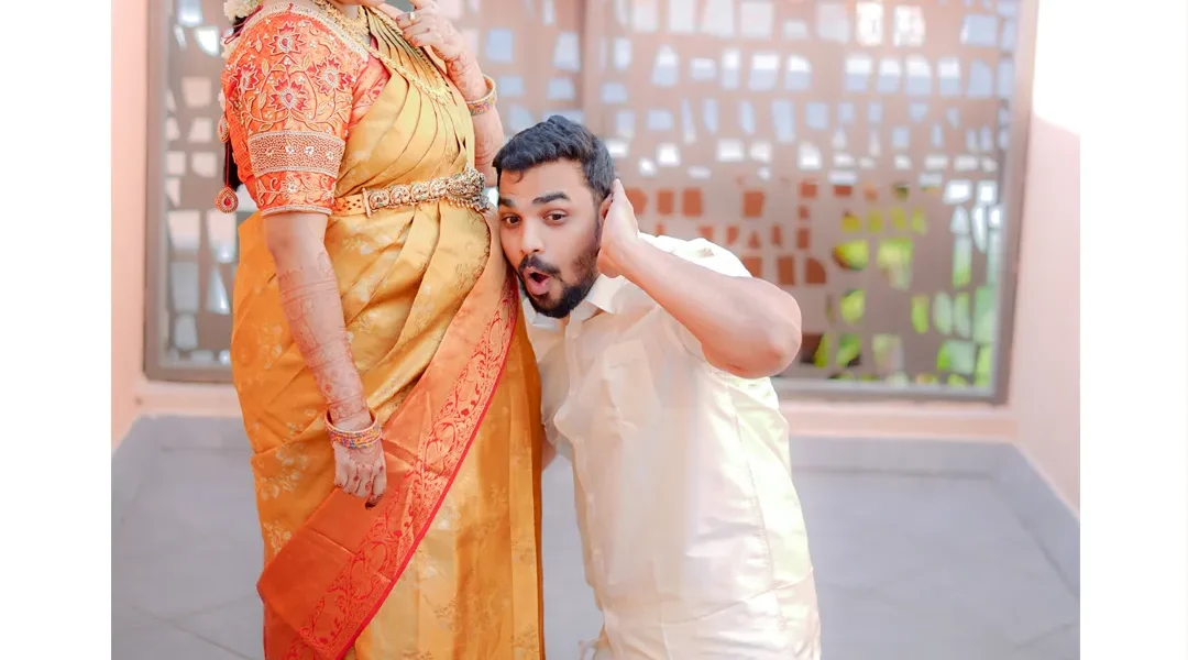 Baby Shower Photoshoot Manohar & Ruthu at NSR Road Annapoorna Coimbatore