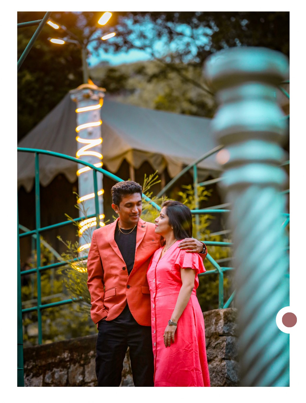 Kotagiri Post-Wedding Photoshoot Celebrating Tradition and Nature's Beauty for Vignesh and Abirami's Wedding