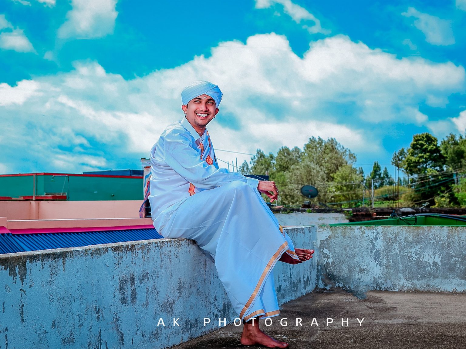 Kotagiri Post-Wedding Photoshoot Celebrating Tradition and Nature's Beauty for Vignesh and Abirami's Wedding