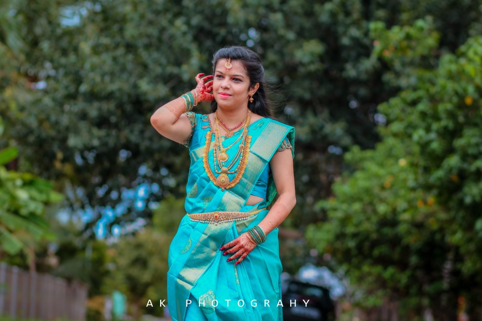 Kotagiri Post-Wedding Photoshoot Celebrating Tradition and Nature's Beauty for Vignesh and Abirami's Wedding