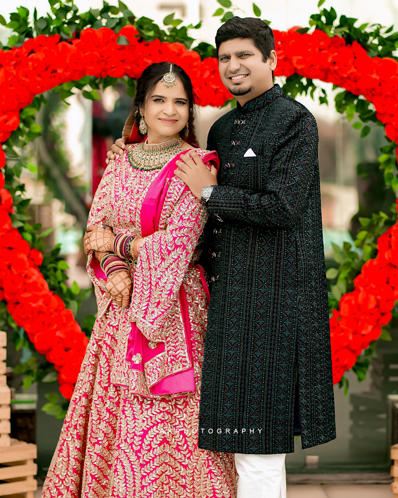 Reception Photoshoot of Juned & Ashima in Coimbatore - Captured by AK Photography