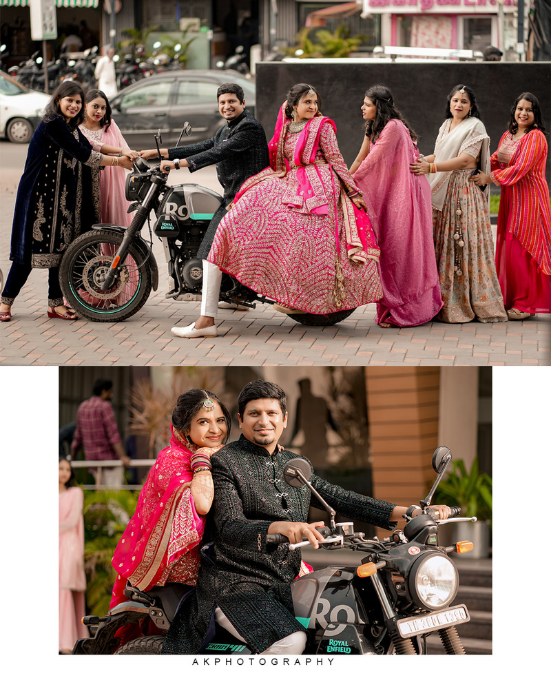 Reception Photoshoot of Juned & Ashima in Coimbatore - Captured by AK Photography