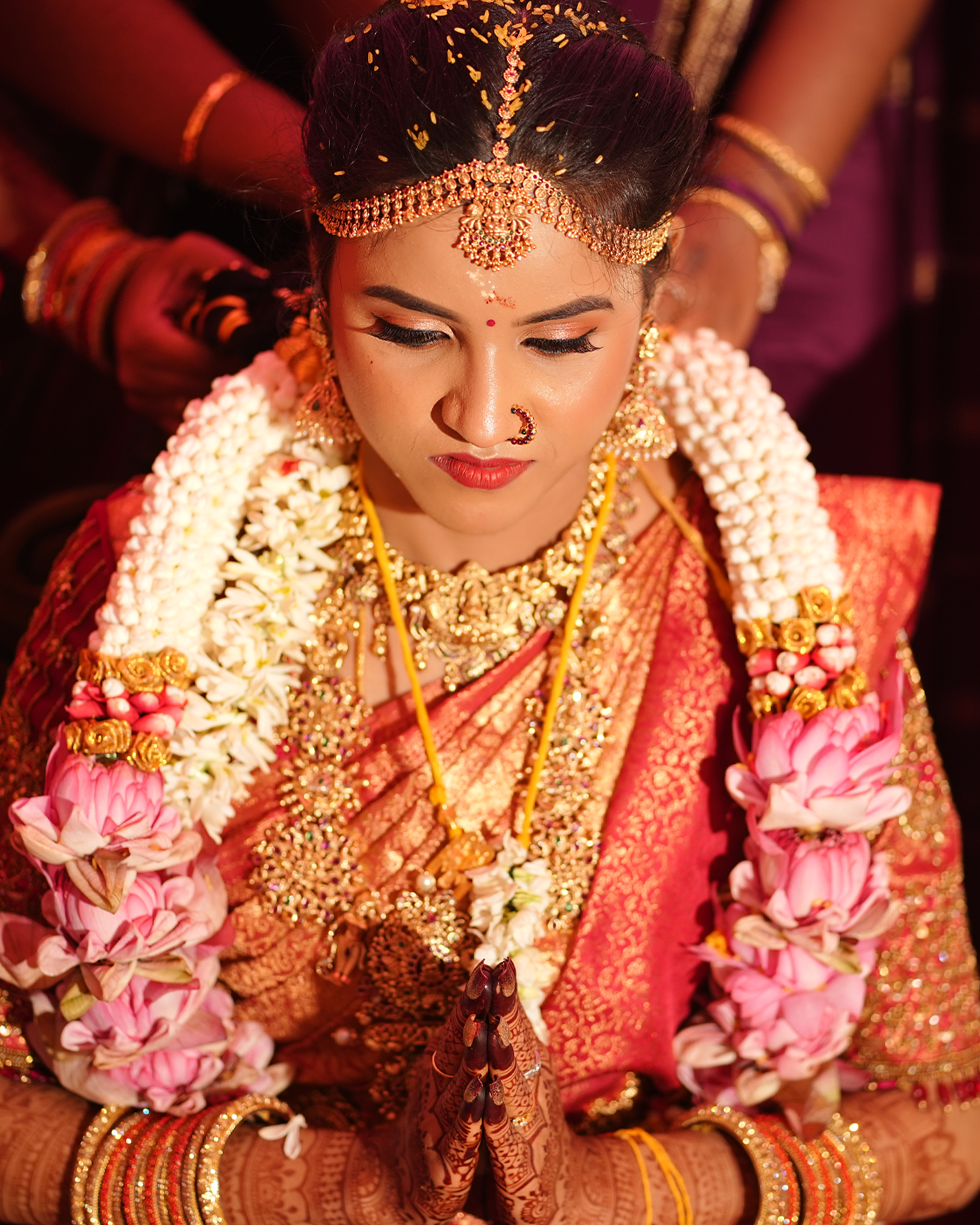 Wedding Photoshoot Architha Prathish  Beautiful Candid Captures by AK Photography