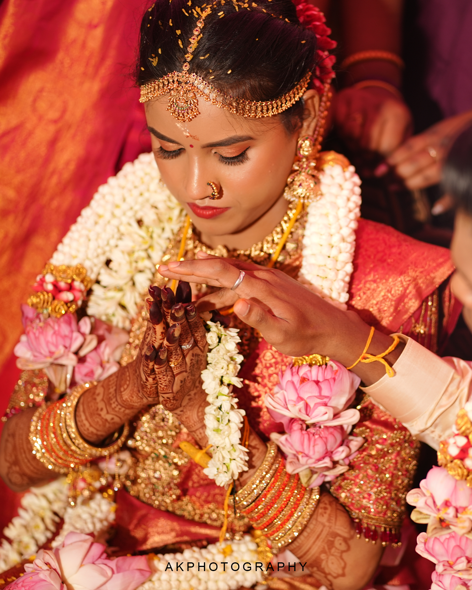 Wedding Photoshoot Architha Prathish  Beautiful Candid Captures by AK Photography