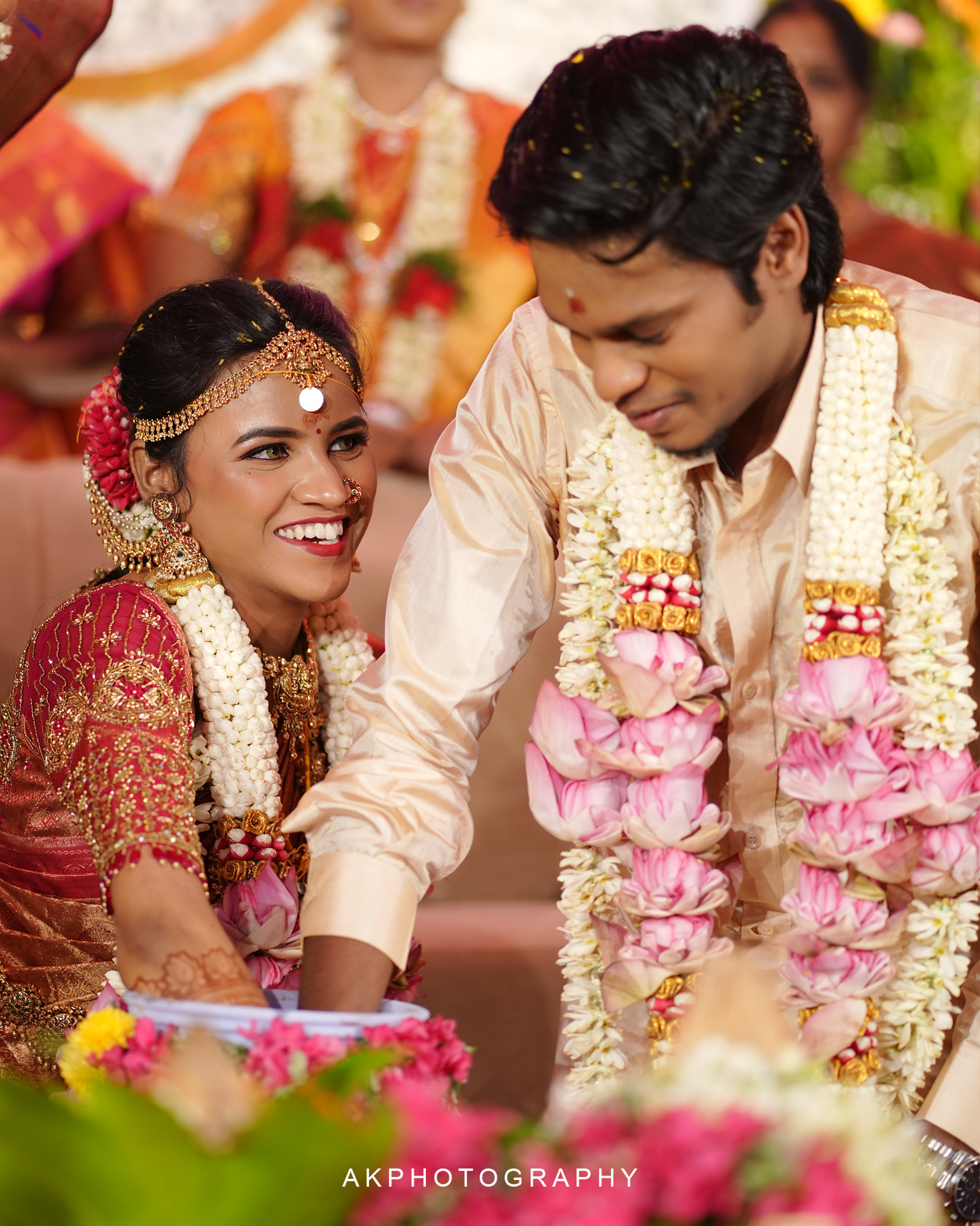 Wedding Photoshoot Architha Prathish  Beautiful Candid Captures by AK Photography