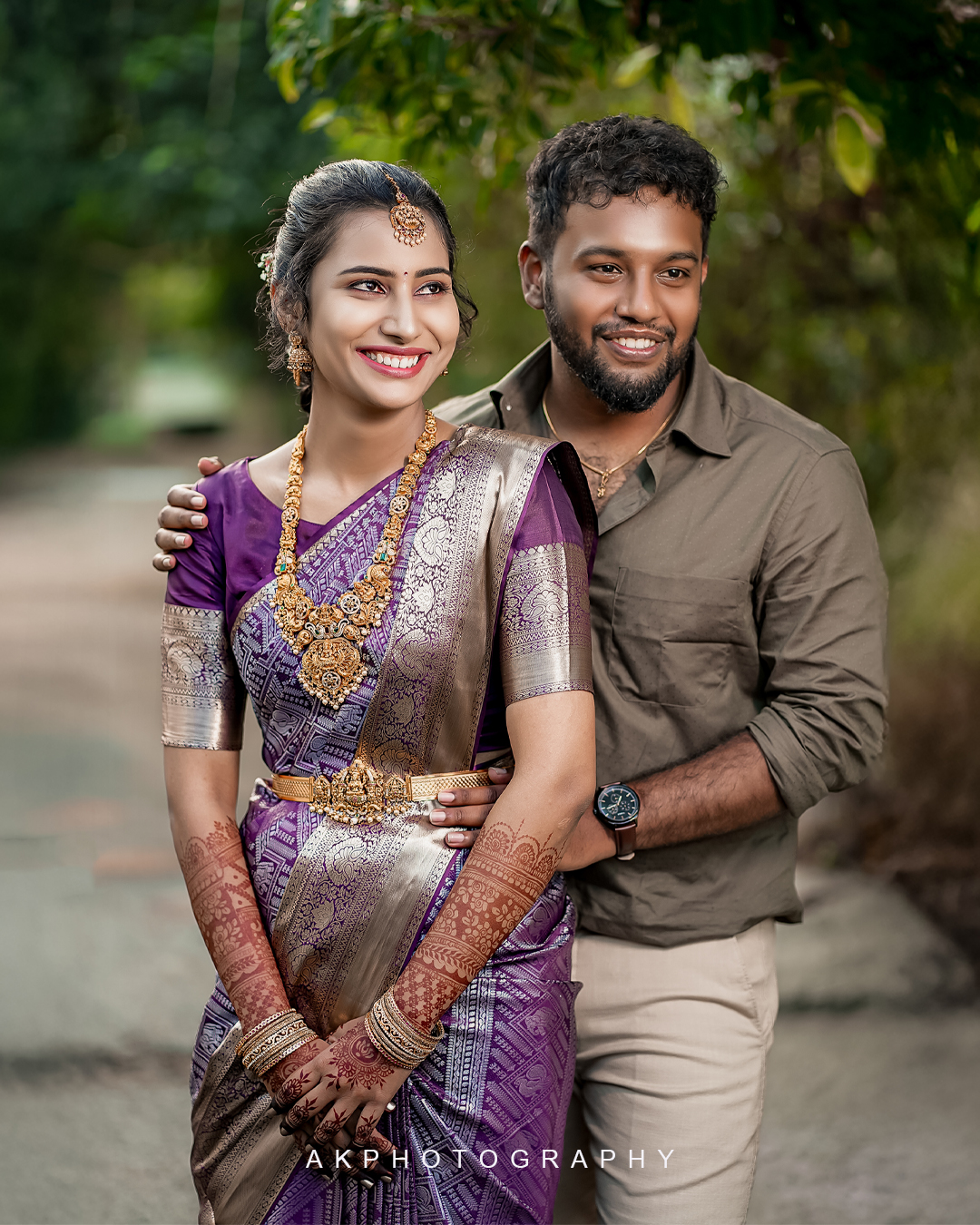 Wedding Photography Karur: Praveen and Nandhitha's Dreamy Photoshoot by AK Photography Coimbatore