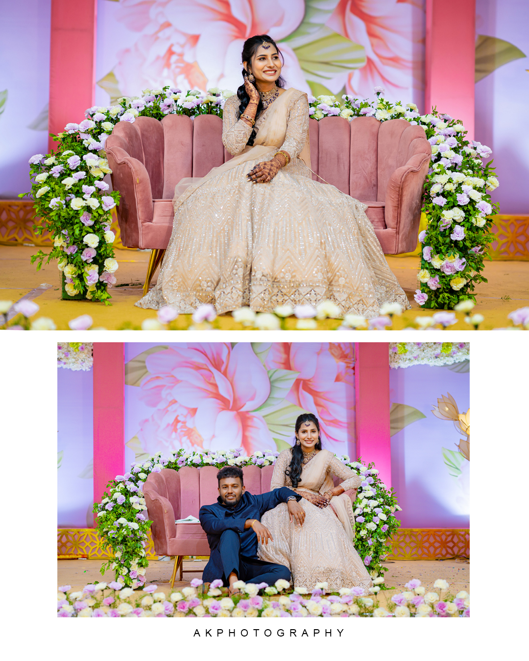 Wedding Photography Karur: Praveen and Nandhitha's Dreamy Photoshoot by AK Photography Coimbatore